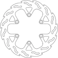 Moto-Master Round Kawasaki 110408 Achterste Remschijf