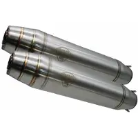Gpr Exhaust Systems Deeptone Inox Cafè Racer Silencer Without Link Pipe R 60 73-76 Gehomologeerde Uitlaatdemper