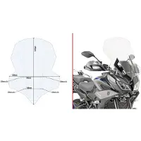 Givi 2139dt Yamaha Tracer 900/tracer 900 Gt Voorruit