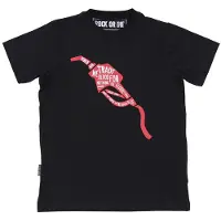 Rock Or Die Oil Veins T-shirt Met Korte Mouwen