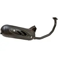 Tecnigas Maxi 4 People S 125 -150 (drum Brake) Ce Gehomologeerd Compleet Uitlaatsysteem