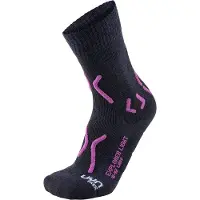 UYN Wandelsok Uyn Women Trekking Explorer Light Charcoal Purple-Schoenmaat 37 - 38