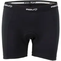 Agu Underwear Fietsonderbroek Essential - Fietsonderbroek Dames met Zeem - Ademend Fietsondergoed - Zwart - XS