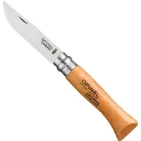 Opinel zakmes No. 06, koolstofstaal, lemmetlengte 7,5 cm