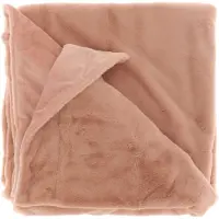 Unique living | plaid klaas 150x200cm old pink