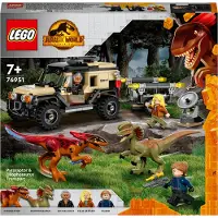 LEGO Pyroraptor en Dilophosaurus vervoeren - 76951