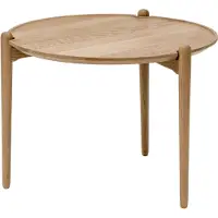Design House Stockholm Aria Salontafel Ø60 Hoog - Salontafels Eiken Oak - 2714-8400