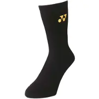Yonex 3D hoge sportsokken | zwart/geel | maat 35-38