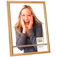 Deknudt S011A4 30x45 Wissellijst Papierformaat: 30 x 45 cm (b x h) 30 cm x 45 cm Goud