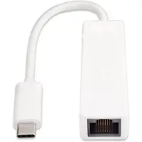 V7 USB C - RJ45 adapter (USB-C), Netwerkadapter, Wit