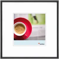 Walther design Galeria - Kunststof lijst - Fotoformaat 40x40 cm - Zwart