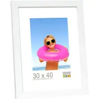 Deknudt S44CF1 30X40 Wissellijst Papierformaat: 30 x 40 cm (b x h) 30 cm x 40 cm Wit