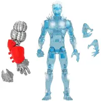 Marvel Hasbro Legends Serie 15 cm Actiefiguur Iceman, Premium Ontwerp, 1 Figuur, 2 Accessoires, 2 Build-A-Figure Onderdelen, Blauw