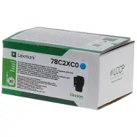 Lexmark 78C2XC0 Toner Cyaan Extra hoge capaciteit