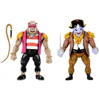 NECA Teenage Mutant Ninja Turtles Piraten Rocksteady & Bebop Actiefiguren, 2-pack, 18 cm, NECA54176