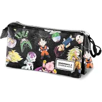 KARACTERMANIA - Premium etui met drievoudige Dragon Ball Z SD-afbeeldingen, voor anime-fans