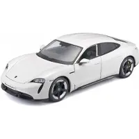 Bburago Speelgoedauto Porsche Taycan Wit 1:24/20 X 8 X 6 Cm - Speelgoed Auto's