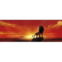 Komar Fotobehang papier The Lion King 202x73 cm