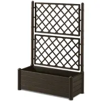 Stefanplast 80036 Moka rechthoekige plantenbak 100 x 43 x 142 cm