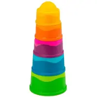 Fat Brain Toys Dimpl Stack Educational Toy Veelkleurig Kinderen