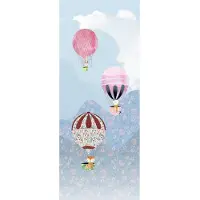 Komar Vliesbehang Happy Balloon (breedte x hoogte), vliesbehang, 100 cm baanbreedte (1 stuk)