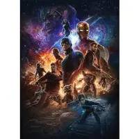 Overig Fotobehang Avengers Battle Of Worlds - Meerkleurig - 2,80m X 200cm