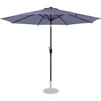 Vonroc Parasol Recanati Ø300cm – Premium stokparasol | Grijs