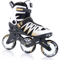 Tempish - Wenox Top 100 - Skeelers - Inline Skates - Dames - Wit Goud - High-Speed 100mm Wielen & Comfort Fit - Maat 39