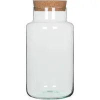 Blokker Mica Decorations chela voorraadpot transparant maat in cm: 36 x 19