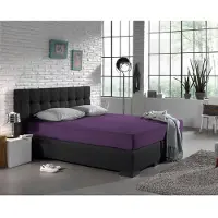 Dreamhouse Hoeslaken - enkel jersey - paars - 200x200/220 cm