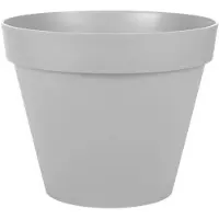 Eda Bloempot Toscane kunststof grijs D40 x H32 cm - Plantenpotten