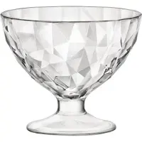 Bormioli Rocco ijs/sorbet coupes op voet - 6x stuks - glas - 360 ml - IJscoupe glazen/schaaltjes - IJscoupes