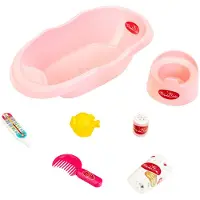 Klein Poppenbad Met Accessoires