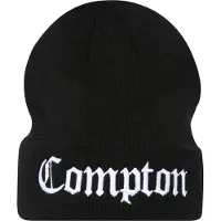 Mister tee beanie muts Compton in black
