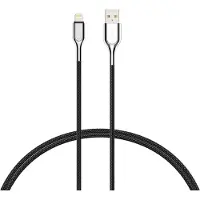 Cygnett Armoured Braided Lightning USB Kabel 2 Meter Zwart