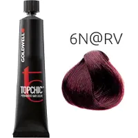 Goldwell Color Topchic @Elumenated ShadesPermanent Hair Color 6N@RV Donkerblond Elumenated rood violet