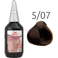 Wella Color Fresh pH 6.5 Acid Liquid 75 ml 5/07 Hellbraun