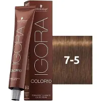 Schwarzkopf Haarverven Igora Color 10 Igora Color 10 7-5 middelblond goud