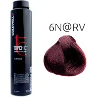 Goldwell Color Topchic @Elumenated ShadesPermanent Hair Color 6N@RV Donkerblond Elumenated rood violet