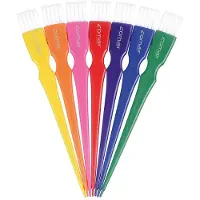 Comair Tinting Brushes Rainbow Mini Colored