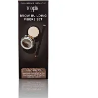 Toppik Fibers Brow Building Fibers Set Light Brown Poeder - 2gr