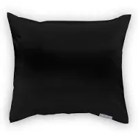 Beauty Pillow Satin Pillowcase 60x70cm Black Kussensloop - 1stuks