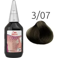Wella Color Fresh pH 6.5 Acid Liquid 75 ml 3/07 Dunkelbraun
