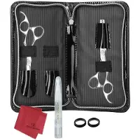 Olivia Garden - SilkCut Scharen Set 5.5 Inch - Black Pouch