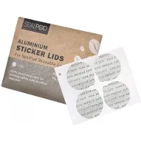 Sealpod Aluminium stickerdeksels voor herbruikbare capsules Nespresso, 100 st.