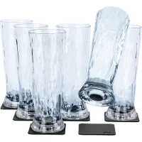 Silwy Beer Cup 500ml 6 Units Transparant