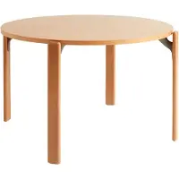 HAY Tafel Rey Golden Water-Based Lacquered Beech Frame Golden