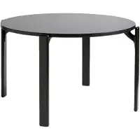 HAY Tafel Rey Deep Black Water-Based Lacquered Beech Frame Vulcano