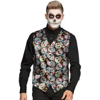 Boland Halloween Gilet Day of the dead