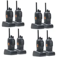 Pni R40 Pro Pmr Walkie Talkie 8 Units Zwart